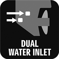 DUAL WATER INLET