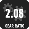 2-STAGE GEAR REDUCTION