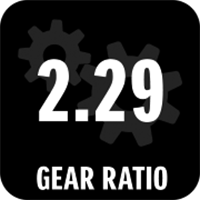 2-STAGE GEAR REDUCTION