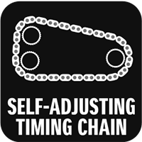 SELF ADJUSTING TIMING CHAIN+